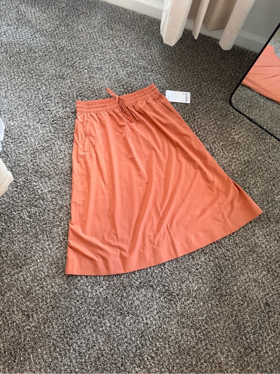 Athleta Dresses & Skirts - Athleta Midi Drawstring A-Line Skirt